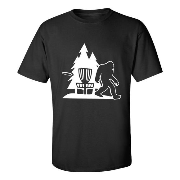 Disc Golf T Shirt SASQUATCH BASKET Discgolfer Discgolfing Shirt - Picture 4 of 16